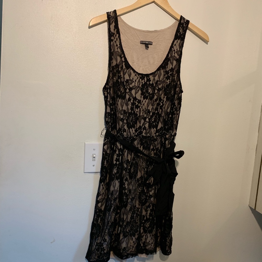 Black lace Express dress